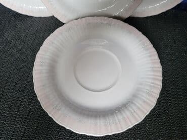silikonski set za kuhinju: Cinije za supe,corbe itd.Eschenbach porcelan Bavaria 1960g+. Cinije 6 — 10