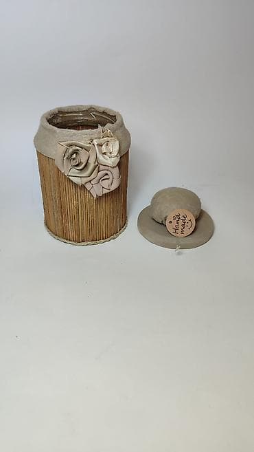 Ručno rađena ukrasna kutija/posuda sa poklopcem - Materijali