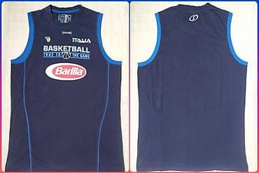 Original "SPALDING" Italia Plavi Košarkaški Dres - XXXL Original