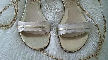 ugg torba: SANDALICE br 36 Potpuno nove, predivne. Bela boja sa zlatnastim — 4