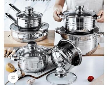 escajg za 12 osoba metalac cena: Set Kuhinjskog Posuđa – Excellent Line Inox Collection Akcija novembar — 5
