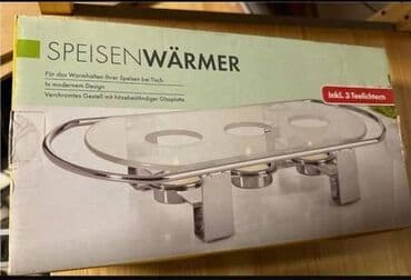 secka za pecenje cena: Grejač hrane sa 3 plamena Za održavanje topline hrane za stolom — 2