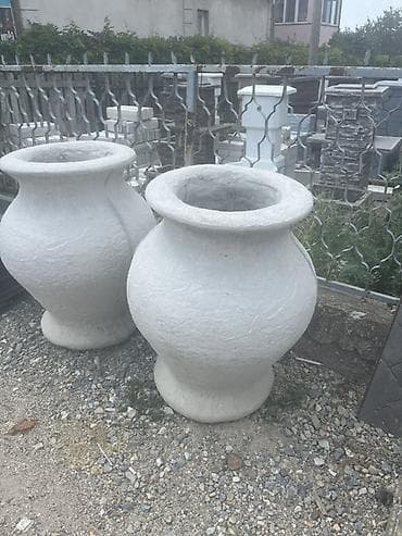 rajon materijal: Velike dekorativne saksije/žardinjere za dvorište i terasu - — 1