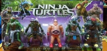 Nindza kornjace i krang novo set od 5 figura akcija cene nisu fiksne — 1