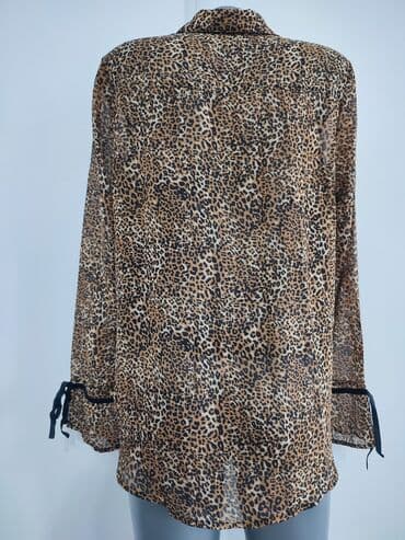 svecane pantalone i tunike: XL, Poliester, Leopard, krokodil, zebra, bоја - Kapućino — 3