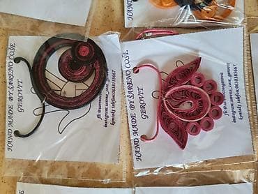 nakit novi pazar: Ručno rađeni quilling ukrasi i nakit – Šareno Ćoše Gerovit - — 4