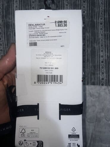 new tech fleece 2023: TOMMY HILFIGER svetlucave čarape univerzalna veličina NOVO Dobijene — 4