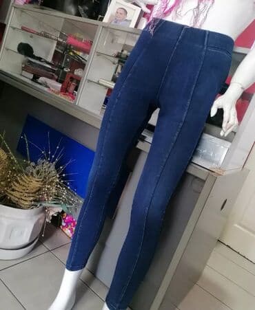 pantalone od vestacke koze: Predivne Farmerice model kao helanke Odgovara Vel S M Pune elastina — 6