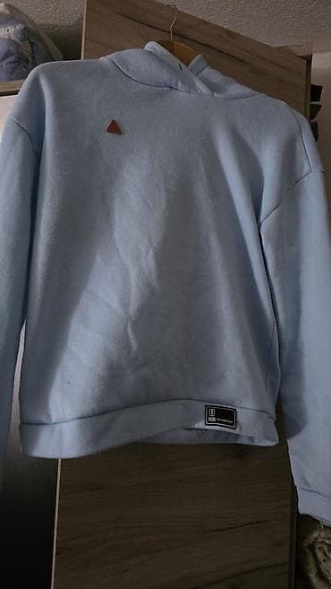 duks 98: Plava dukserica s kapuljačom - Boja: svetloplava - Dizajn — 3