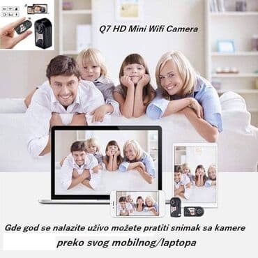Akcija q7 hd wifi kamera p2p ip night vision – kamera night vision
