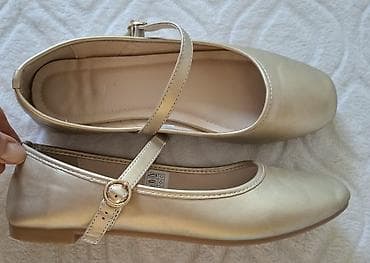 timberland muske cipele akcija: Zlatne baletanke sa kaišićem preko rista - Model: baletanke sa — 6