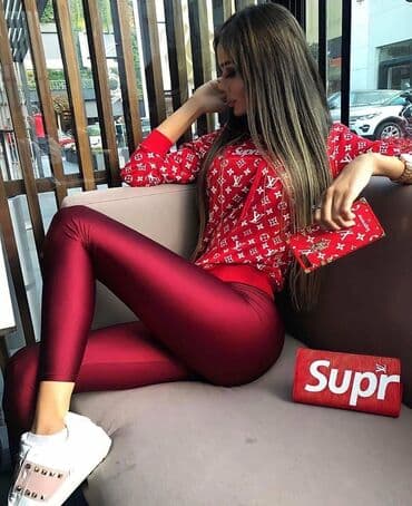 helanke od mokre likre: S (EU 36), M, L, Likra, bоја - Multicolored color — 11