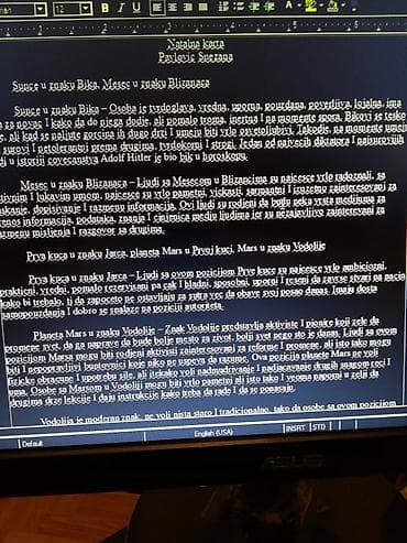 Izrada natalne karte i analiza astro-numeroloskog horoskopa u