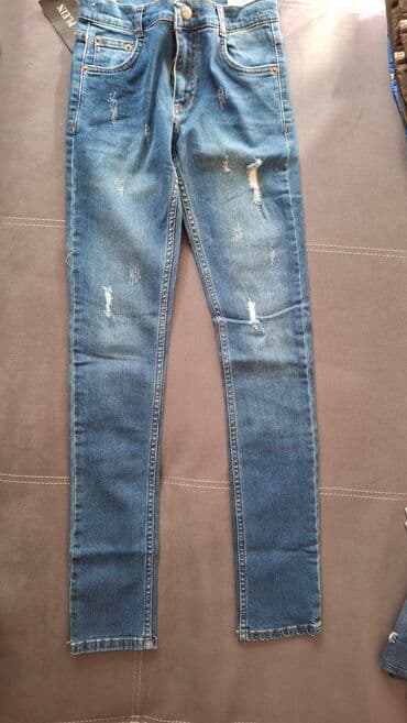 pantalone za punije: Dsquared2 farmerke – slim/skinny model-vel.12 - Plave farmerke sa — 1