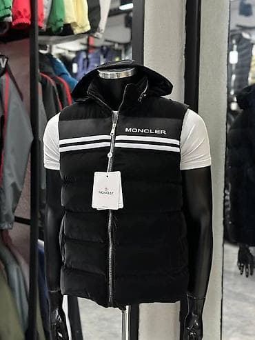 long fit majice: Prsluk Moncler, bоја - Crna — 2