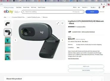 grejaci za stopala na baterije: *** AKCIJA *** #2165 Logitech Web kamera C270 HD; C270 HD Web kamera — 13