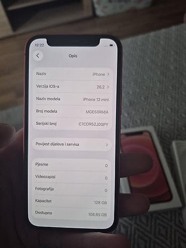 iphone 25w: IPhone 12 (PRODUCT)RED – 64 GB - Boja: (PRODUCT)RED - Ekran: Super — 8
