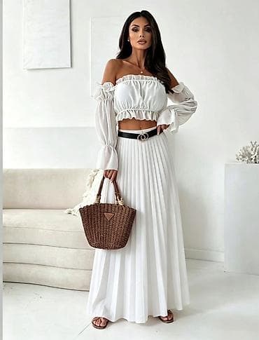 Suknje: 04. Plisirane suknje Prelepe boje💚💛🧡💙🩷❤️ S M L XL Cena : 2.200 dinara — 8