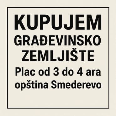 Prodaja zemljišta: 4 ares, Građevinarstvo, Vlasnik