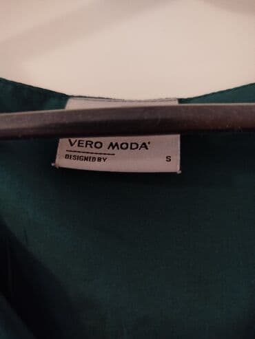 coma haljine: Vero Moda S (EU 36), bоја - Zelena, Dugih rukava — 2