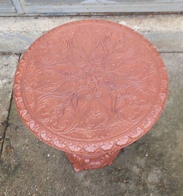 Ugaone garniture: Stilski stolić. Donet iz inostranstva, imitacija drveta, nije drvo — 4