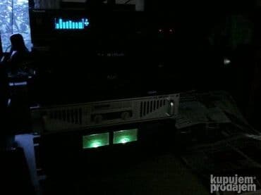 Audio tehnika: Mc crypt pa-940 ; 2x250w; nepopravljano, vu metri svetle zeleno — 2