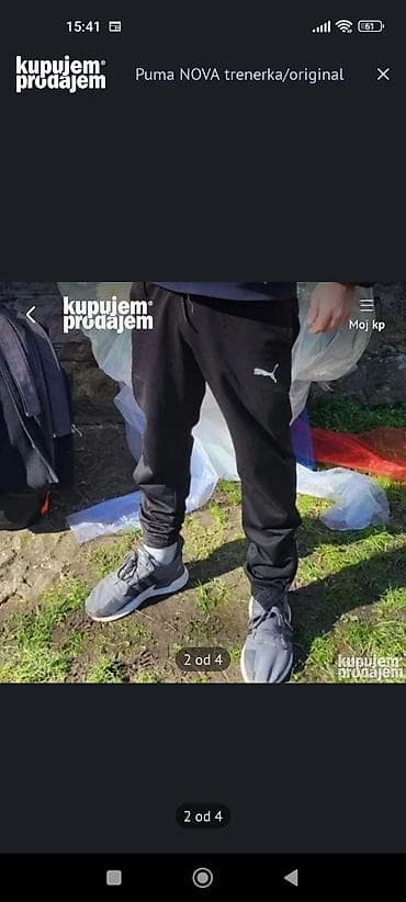 puma mantil: Trenerka Puma, bоја - Crna — 4