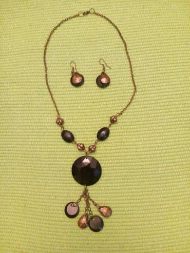 Set: Earrings, Necklace