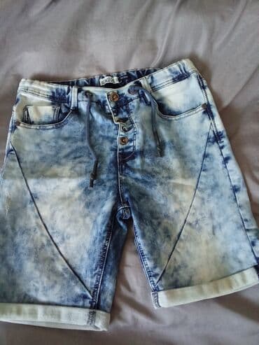 torbe sa sirokim kaisem: 2XS (EU 32), Jeans, color - Light blue, Single-colored — 1