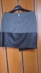 Ski suits: Suknja NOVA iz Italije na preklop, kombinacija pepeljasto siva i crna — 2