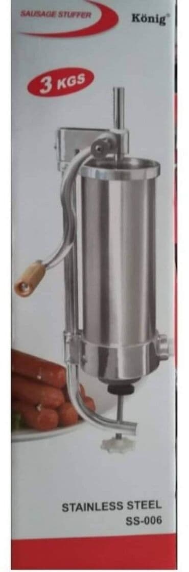 rasklopivi ormar: Punilica za kobasicu Metalno telo ; Vertikalna motaza; Kapacitet tube — 3