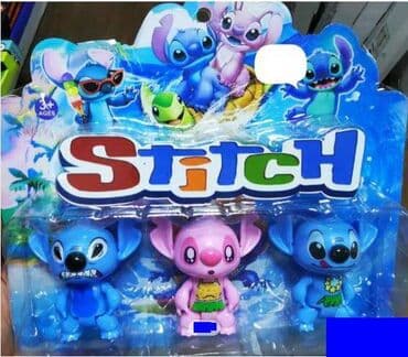 Igračke: Set figura STITCH set figura STITCH 3 KOMADA u setu Cena je za ceo — 1