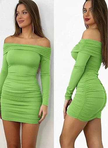 roze odelo: ✅Ženska mini haljina – model s dugim rukavima
✅2300 din 
Xs s m — 1