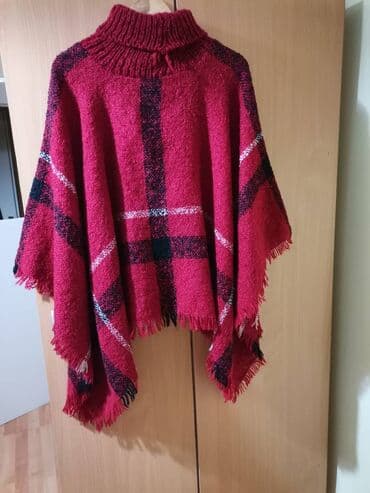 zenski ponco: Pelerina/ pončo Malo nošen. Veličina univerzalna. Teško se meri, ali — 5