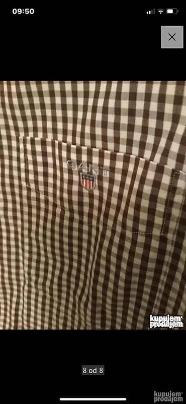 Odeća za skijanje: Košulja Na duge rukave, L, M, Gant, bоја - Tamnoplava, Pamuk — 5