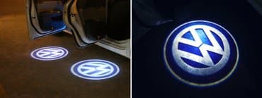 ambijentalno svetlo za auto: Vw golf 4, caddy, touran led logo projektori za vrata volkswagen - — 1