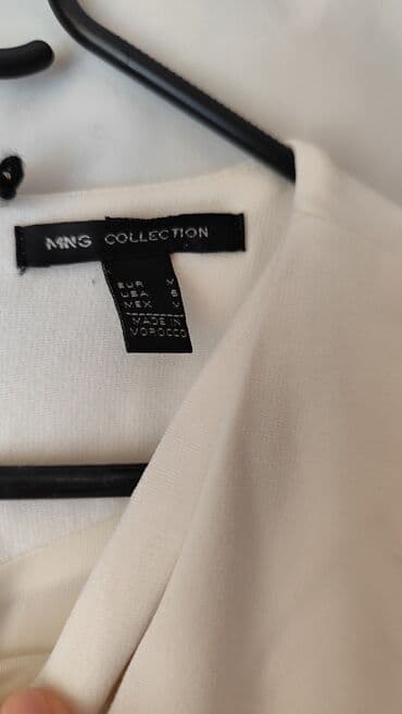 minđuše sa biserima: Mango S (EU 36), color - White, Cocktail, Without sleeves — 3