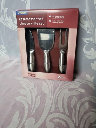 kuhinjski nozevi solingen: Kuhinjiski komplet Stainless Steel oznaka 18/10 Nemacka. Trodelni deo — 9
