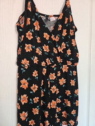 patike a: H&M, S (EU 36), Cvetni, bоја - Crna — 2