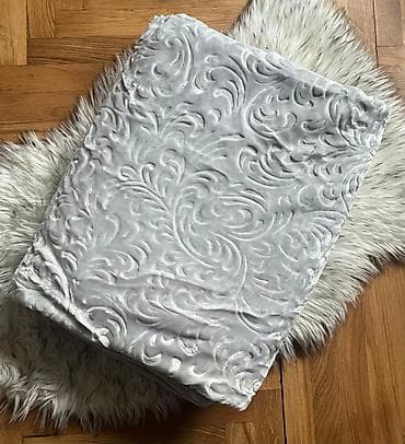 Kućna hemija i proizvodi za kuću: Mekana dekorativna prekrivač/Cebad sa reljefnim uzorkom Singl i — 9