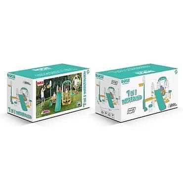 vacuum sealer cena: Set za dvorište Dolu 7 u 1 – tobogan, ljuljaška, koš, gol, sto i — 2