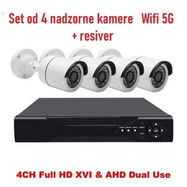 hard diskovi cene: Video nadzor sa 4 kamere 3mpx 20 led dioda sve sto je potrebno za — 1