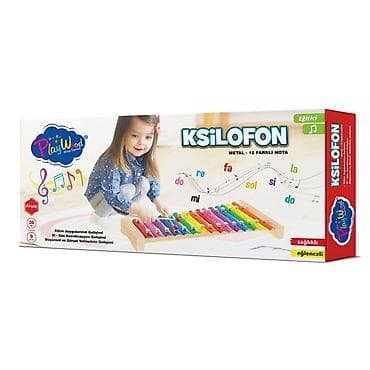 Kreativne i edukativne igračke: Ksilofon 993760 – drvena muzička igračka Ksilofon 993760 je šarena — 2