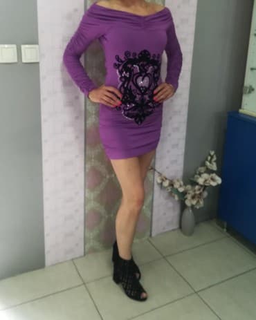 haljine ivet rs: S (EU 36), color - Purple, Long sleeves — 3
