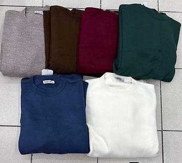 komplet zenski: Ženski pleteni komplet – duks + široke pantalone - Udoban, mehak — 2