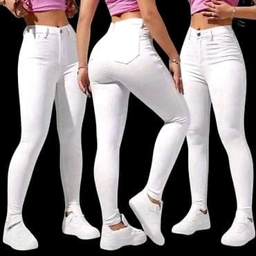 razne torbe: Ženske ležerne pantalone ravnog kroja, idealne za svakodnevno nošenje — 7