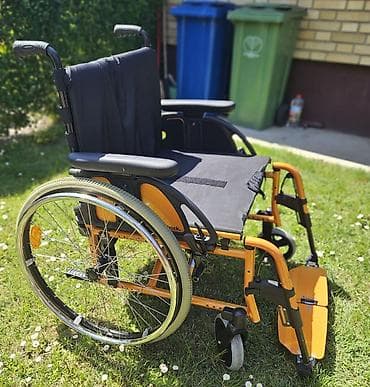 kese za kateter: Otto Bock (Ottobock) ručna invalidska kolica – narandžasti ram - — 2