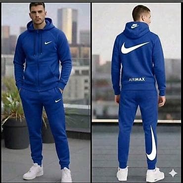 musko odelo mega: Trenerka Nike, bоја - Siva — 5