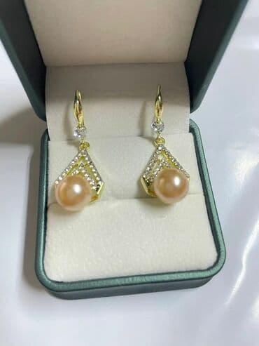 torba za plazu: Set: Minđuše, Materijal: Biser — 6