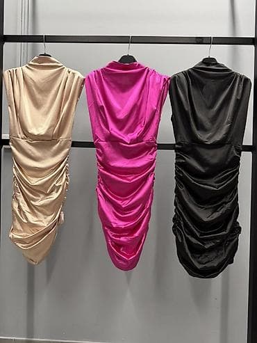 Haljine: 🔥Satenska mini haljina sa naborima
✅2500 din — 2